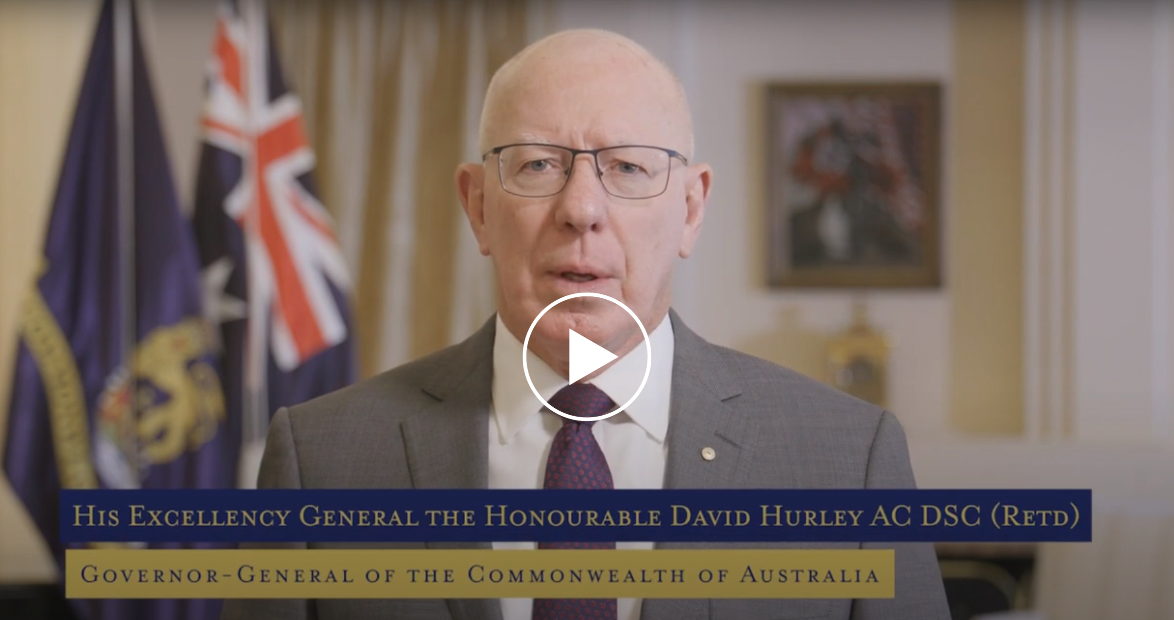Image of the Australian Governor-General, David Hurley